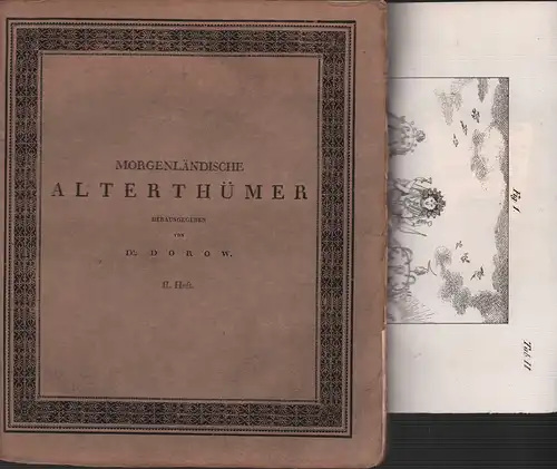 Dorow, [Wilhelm] (Hrsg.): Die indische Mythologie, erläutert durch drei noch nicht bekannt gewordene Original Gemählde aus Indien, begleitet mit dem Abdrucke eines bronzen Götzenbildes u.. 