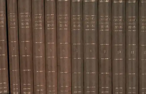 Hebbel, Friedrich: Sämmtliche Werke. 12 Bde. (= komplett). (Hrsg. Emil Kuh). 