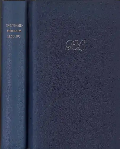 Gesammelte Werke. 2 Bde. (Hrsg. v. Wolfgang Stammler), Lessing, Gotthold Ephraim