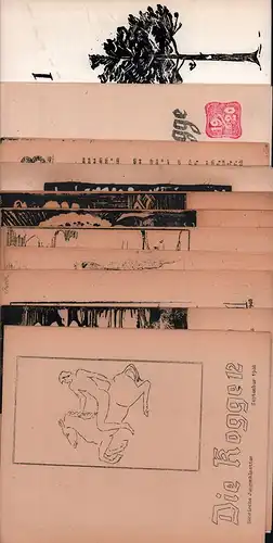 Die Kogge. Hansische Jungenblaetter. Konvolut von 14 Ausgaben, Ottsch [i.e. Leis, Otto?]