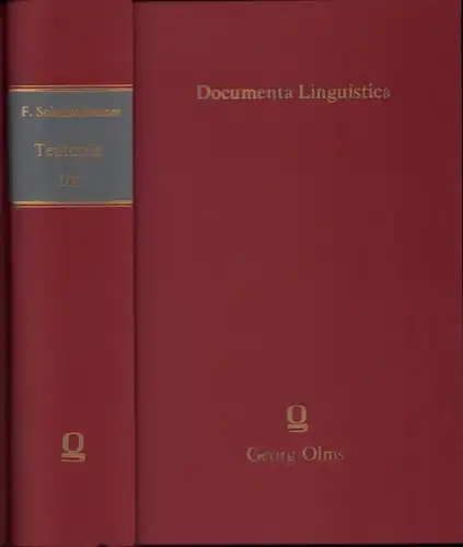 Schmitthenner, Friedrich: Teutonia. Ausführliche teutsche Sprachlehre, nach neuer wissenschaftlicher Begründung. 2 Bde. in einem Bd. (REPRINT d. Ausg. Frankfurt a.M., Hermann, 1828). 