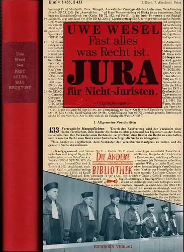 Wesel, Uwe: Fast alles, was Recht ist. Jura für Nichtjuristen. (Hrsg. von Hans Magnus Enzensberger 1.-12. Tsd.). 