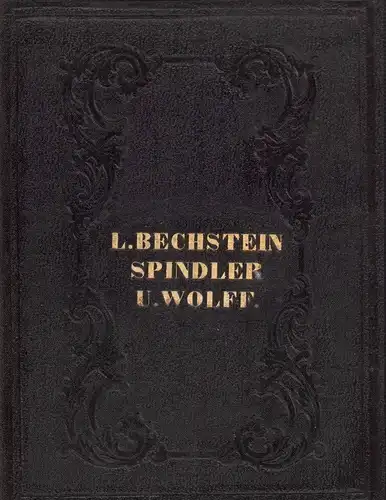 Bechstein, Ludwig / Görres, J. / Spindler, Karl / Wolff, O.L.B: Anthologie aus L. Bechsteins Werken. Anhang: Fragmente von J. Görres // Gewählte Erzählungen von...