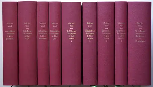 Des Ritters Carl von Linné vollständiges Natursystem nach der zwölften lateinischen Ausgabe und nach Anleitung des holländischen Houttuynischen Werks mit einer ausführlichen Erklärung, ausgefertiget von.. 