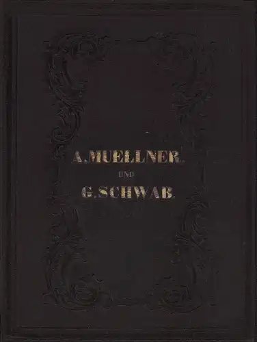 Müllner, Adolf / Schwab, Gustav: Anthologie aus Müllner's dramatischen Werken // Anthologie aus den Gedichten von Gustav Schwab. Mit den Biographien der Autoren. (2 Teile in einem Band). 