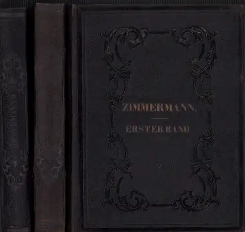 Zimmermann, Johann Georg von / Klinger, Friedrich Max von: Ueber die Einsamkeit. Mit der Biographie und dem Portrait des Verfassers. // Anthologie aus den Werken von Friedrich Max von Klinger: Fragmente. 5 + 1 Teil in zusammen 3 Bdn. 