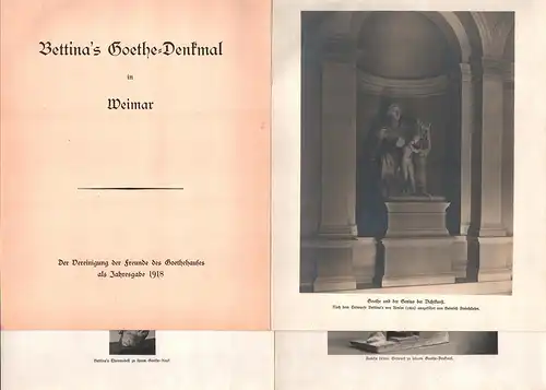 Bettina's Goethe-Denkmal in Weimar