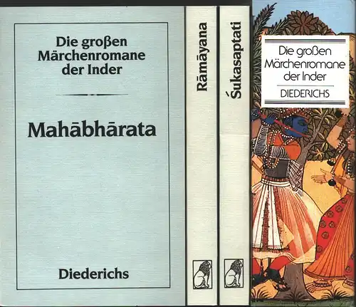 Die grossen Märchenromane der Inder. (Kassettenausg., Neuausgabe). 3 Bde. (= komplett). 