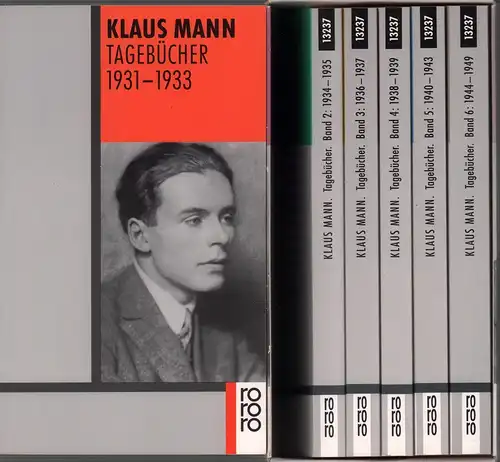 Mann, Klaus: Tagebücher 1931-1949. Hrsg. von Joachim Heimannsberg, Peter Laemmle u. Wilfried F. Schoeller. 6 Bde. (= komplett). 