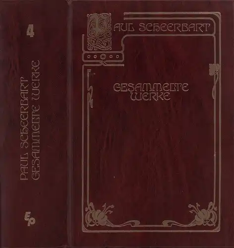 Scheerbart, Paul: Gesammelte Werke. BAND 4: Romane, 4.