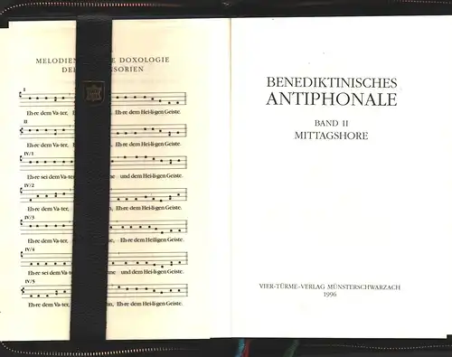 Benediktinisches Antiphonale. BAND II - Mittagshore. Hrsg. v. d. Abtei Münsterschwarzach. Redaktion und musikalische Bearb.:Rhabanus Erbacher, Roman Hofer, Godehard Joppich. 