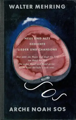 Mehring, Walter: Arche Noah SOS. Alte und neue Gedichte, Lieder und Chansons. (1.-3. Tsd.). 