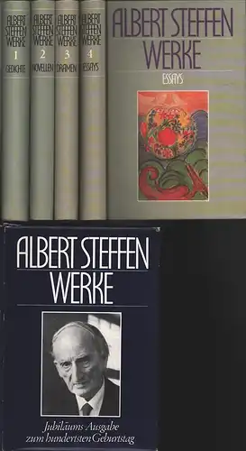 Steffen, Albert: Ausgewählte Werke. 4 Bde. (= komplett). 