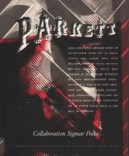 Parkett. NO. 2, Juli 1984: Collaboration Sigmar Polke