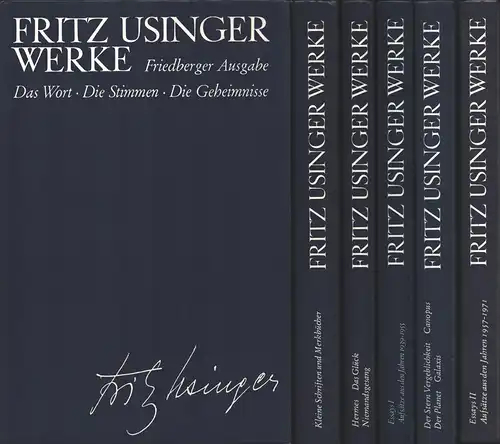Usinger, Fritz: Werke. Friedberger Ausgabe. (Hrsg. von Siegfried Hagen). 6 Bde. (= komplett). 