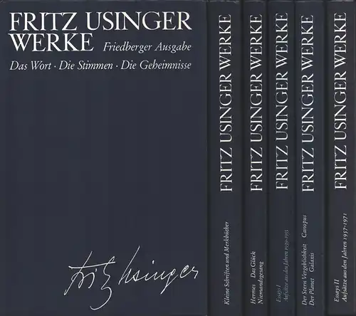 Werke. Friedberger Ausgabe. (Hrsg. von Siegfried Hagen). 6 Bde. (= komplett), Usinger, Fritz