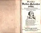 Deutscher Volks-Kalender. JG. 21 / 1855. Hrsg. v. F. W. Gubitz