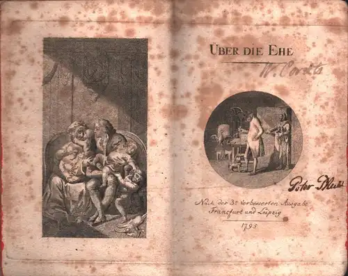 Über die Ehe, [Hippel, Theodor Gottlieb von]