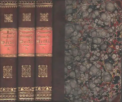 Aloys Blumauer's gesammelte Werke. Vollständig in 3 Theilen, mit dem Bildnisse des Verfassers. 3 Bde. (= komplett), Blumauer, Johannes Aloys