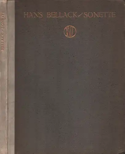 Bellack, Hans: Sonette. 