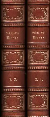 Sämmtliche poetische Werke. Neue Ausgabe [mit sechszehn Kupfern]. [Herausgegeben u. mit Vorreden versehen von Friedrich Bouterwek]. 4 Bde. (in 2), Schulze, Ernst