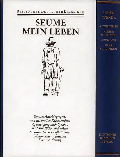 Seume, Johann Gottfried: Werke in zwei Bänden. Hrsg. von Jürgen Drews unter Mitarbeit von Sabine Kyora. 2 Bde. (= komplett). 