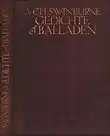 Swinburne, Algernon Charles: Ausgewählte Gedichte und Balladen. Unter Mitwirkung von F. Dobbert,  Gisberte Freiligrath, Felix Paul Greve, Otto Hauser, Hediwg Lachmann, John Henry Mackay.. 
