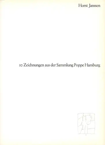 Janssen, Horst: 10 Zeichnungen aus der Sammlung Poppe Hamburg. 