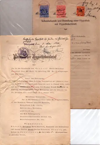 [1.] Preußischer Hypothekenbrief über die in dem Grundbuch von Wentorf (Kreis Herzogtum Lauenburg) Band XIV Blatt 341 Abteilung III Nr. 11 eingetragenen 5000 Mark. Gläubiger.. 