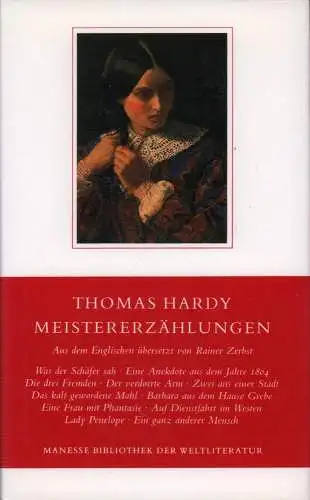 Hardy, Thomas: Meistererzählungen. Übersetzung aus dem Englischen u. Nachwort von Rainer Zerbst. 