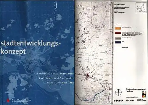 Stadtentwicklungskonzept. Leitbild, Orientierungsrahmen und räumliche Schwerpunkte. (Hrsg.: Freie und Hansestadt Hamburg, Stadtentwicklungsbehörde, Referat für Öffentlichkeitsarbeit). Stand Dezember 1996. (2. Aufl.). 