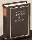 Lessing, Gotthold Ephraim: Gedichte und Fabeln. Zusammengestellt von Hans Baier]. Miniaturbuch. 