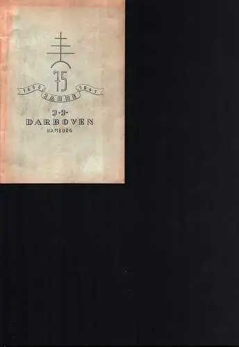 J. J. Darboven, Hamburg. Zur Geschichte einer Hamburger Firma. 21. März 1866-1941. 