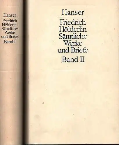 Hölderlin, Friedrich: Sämtliche Werke und Briefe. (Hrsg. v. Günter Mieth. 4. Aufl.). 2 Bde. (= komplett). 