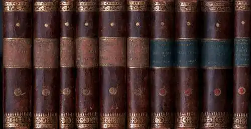 Allgemeine Geschichte vom Anfang der historischen Kenntniß bis auf unsere Zeiten für denkende Geschichtsfreunde bearbeitet. 9 Bde und Registerband. Zusammen 10 Bde. (= komplett), Roteck [Rotteck], Karl von