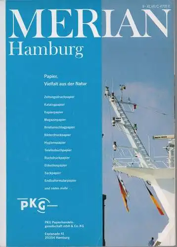 Merian HAMBURG. JG. 47, HEFT 9. (Hrsg. v. Manfred Bissinger u. Will Keller). 