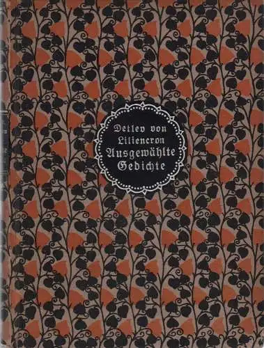 Liliencron, Detlev von: Ausgewählte Gedichte. 62.-67. Aufl. 