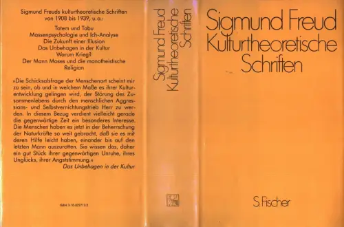 Freud, Sigmund: Kulturtheoretische Schriften. 1.-12. Tsd. 