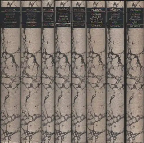 Die Romane und die großen Erzählungen. (Jubiläumsausgabe zum hundertsten Geburtstag von Hermann Hesse). 8 Bde. (= komplett), Hesse, Hermann