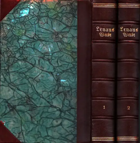 Lenau, Nikolaus: Lenaus Werke in zwei Teilen. Hrsg.u. mit einem Lebnsbild versehen von Carl August von Bloedau. 2 Bde. (= komplett). 