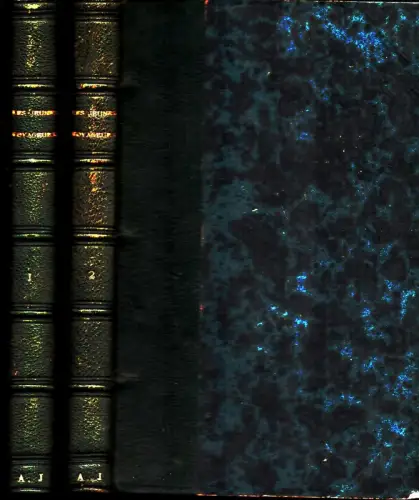 Malte-Brun, V.-A. [Victor-Adolphe]: Les jeunes voyageurs en France, ou description pittoresque du sol et des curiosités de ce pays, avec l'esquisse des moeurs de chaque province. Nouvelle édition comltée avec carte et gravures. 2 Bde. (= komplett). 