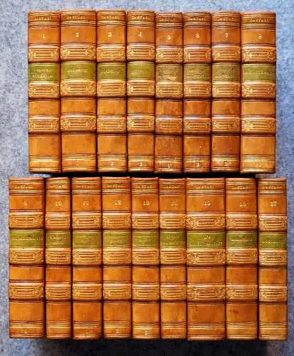 Stael-Holstein, Madame de [Stael, Anne Louise Germaine de ]: Oeuvres complètes. Mischaufl. 17 Bde. (= komplett). 