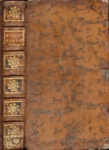 Voltaire, [Francois Marie] Arouet de: Henriados libri decem. Latinis versibus et gallicis; adposito duplici poemate, quod accurate semper ad versum respondet. Editio Nova. Probe Recognita Et Castigata. 