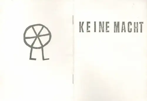 Artaud, Antonin: Der Tod. [Außentitel: Keine Macht]. (Ein Poème von 1947). 