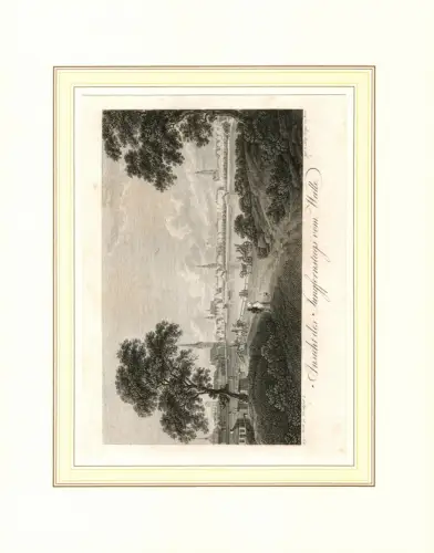 Ansicht des Jungfernstiegs vom Walle. Stahlstich von Leopold Beyer nach [Anton] Radl