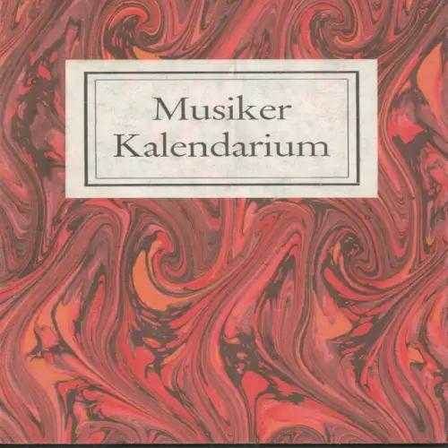 Prein, Wolfgang: Musiker-Kalendarium. 