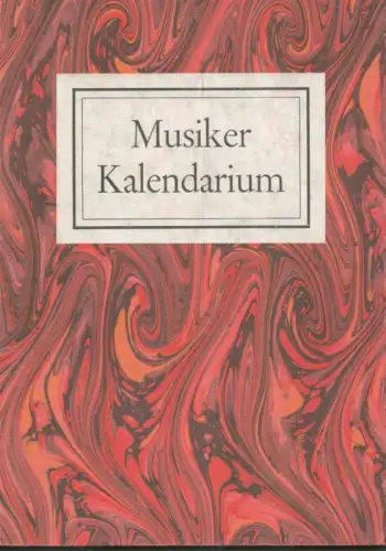 Prein, Wolfgang: Musiker-Kalendarium. 