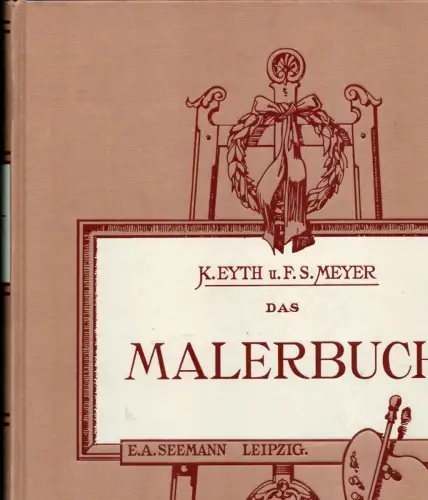 Die Dekorationsmalerei [Außentitel: Das Malerbuch"]. Mit besonderer Berücksichtigung der kunstgewerblichen Seite. REPRINT der 3., durchgesehenen, in den Tafeln vermehrte Aufl.,Leipzig 1899. (2 Bde in 1.. 