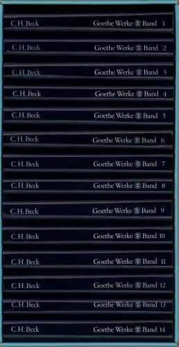 Goethe, Johann Wolfgang von: Werke. 14 Bde. (= komplett). Textkritisch durchgesehen und kommentiert von Erich Trunz. [Mischauflage]. 