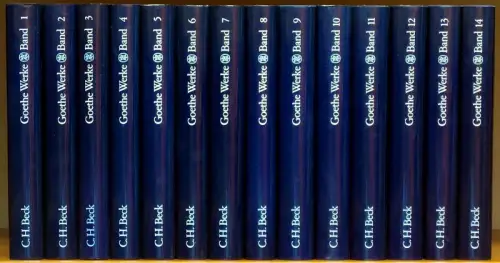 Goethe, Johann Wolfgang von: Werke. 14 Bde. (= komplett). Textkritisch durchgesehen und kommentiert von Erich Trunz. [Mischauflage]. 